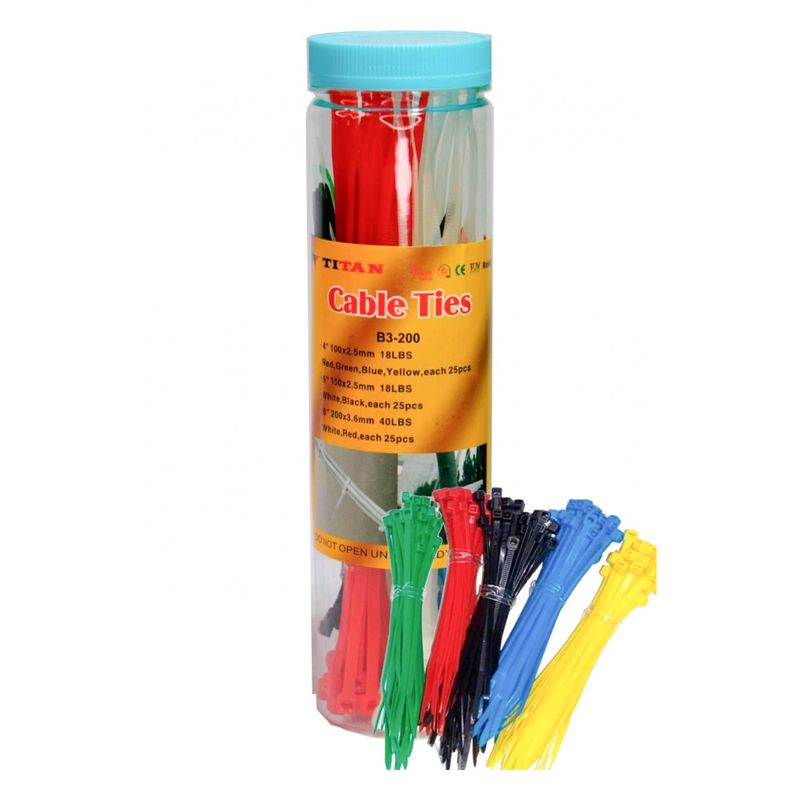 PRECINTA DE NYLON TITAN B3-200 200PZS