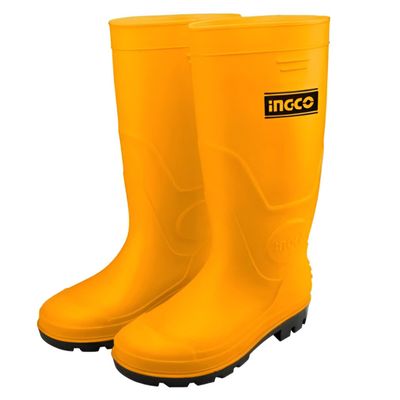 BOTAS DE SEGURIDAD INGCO PVC PUNTA DE ACERO NO.43