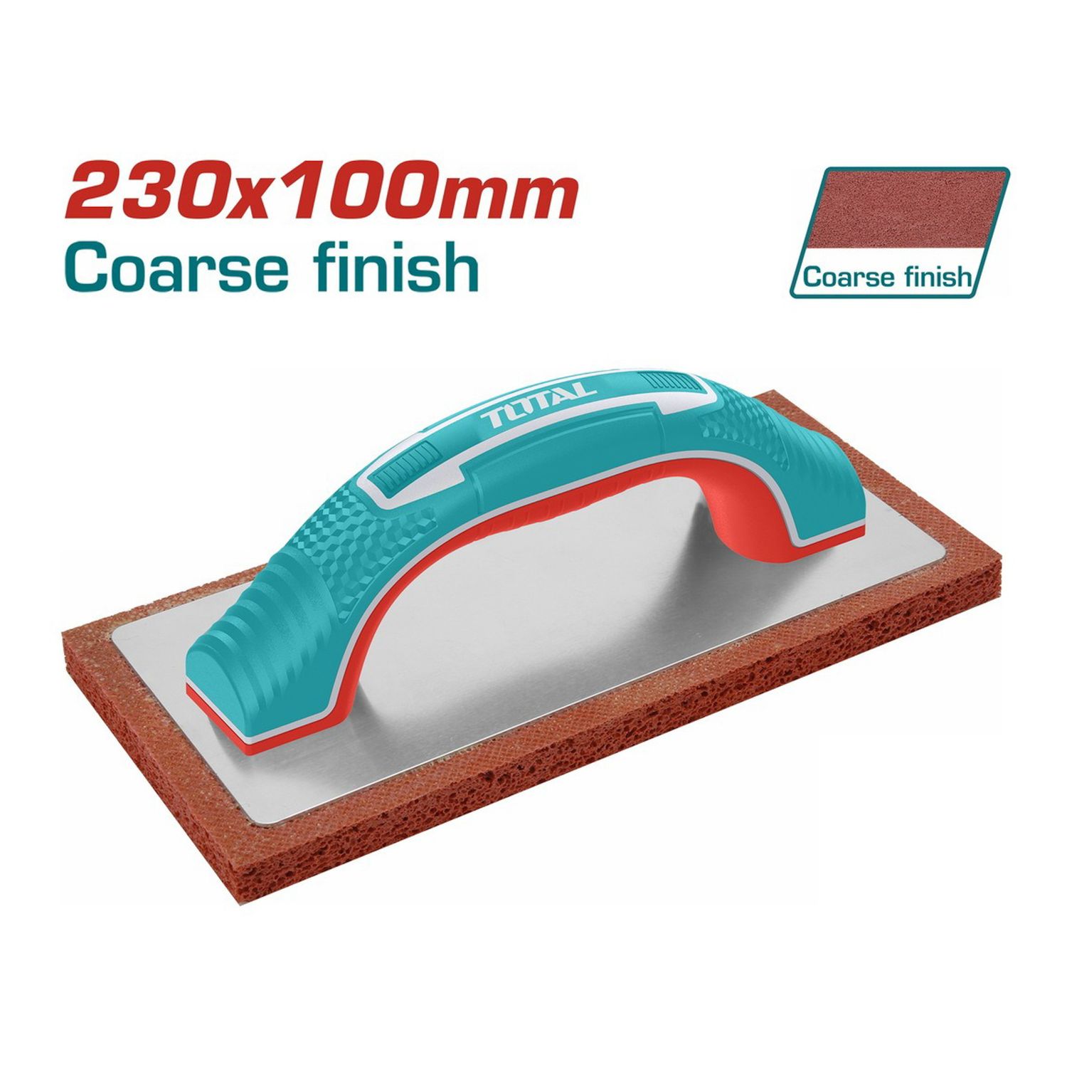 FLUTUADORA DE BORRACHA TOTAL THT8320106 230X100MM