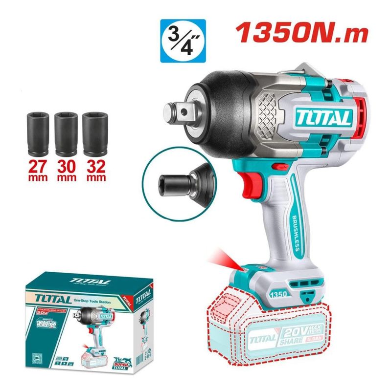 LLAVE DE IMPACTO TOTAL TIWLI201351 1350NM 20V