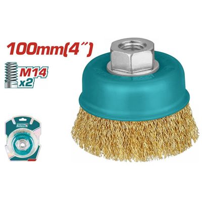 CEPILLOS COPA ALAMBRE TOTAL TAC31041 100MM M14