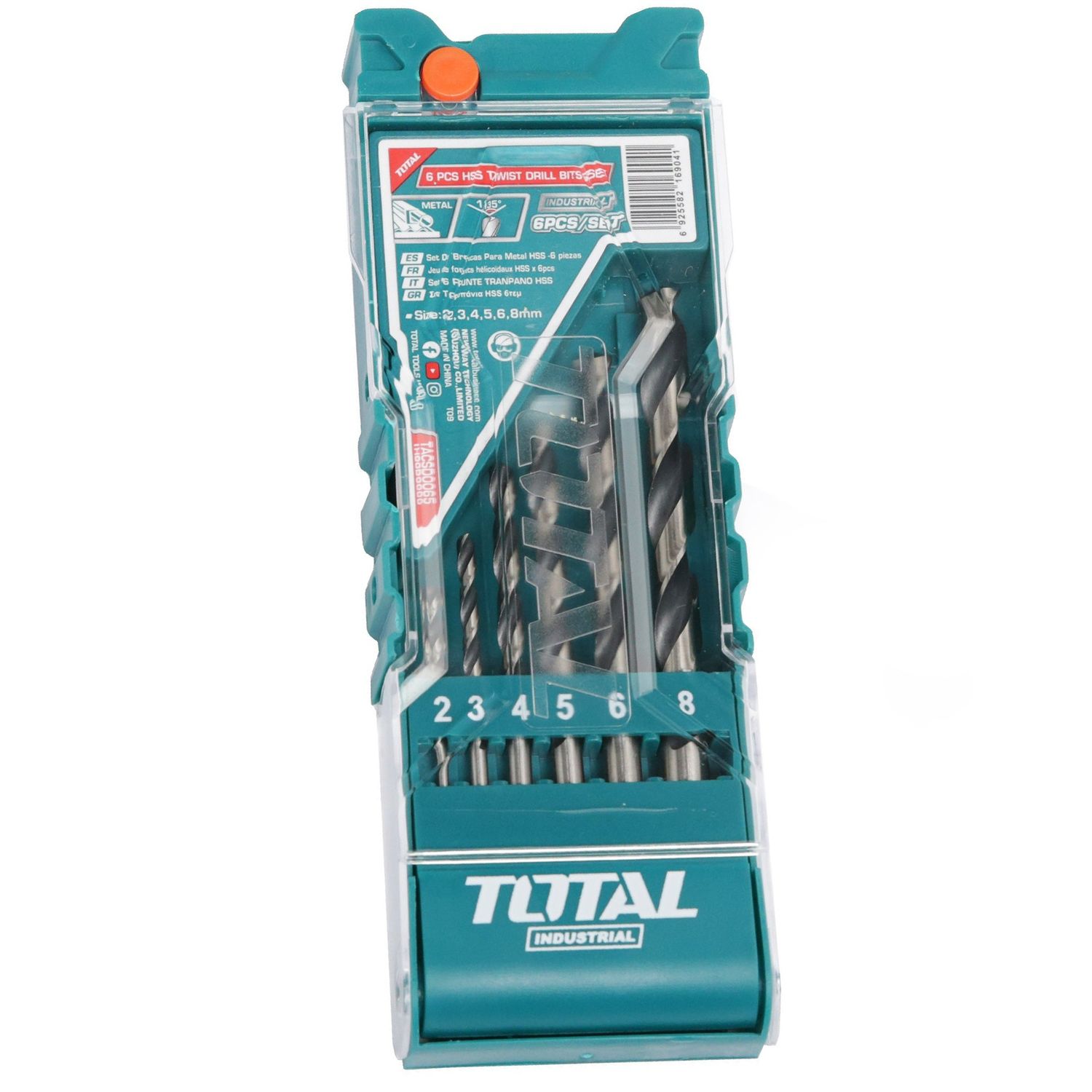 JUEGO DE BROCAS TOTAL TACSD0065 6PZS METAL