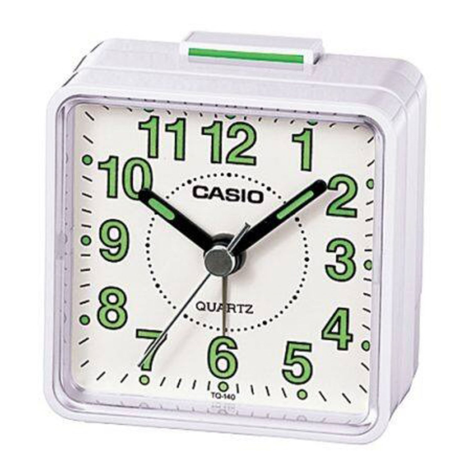 RELOJ DESPERTADOR CASIO TQ-140-7D BLANCO