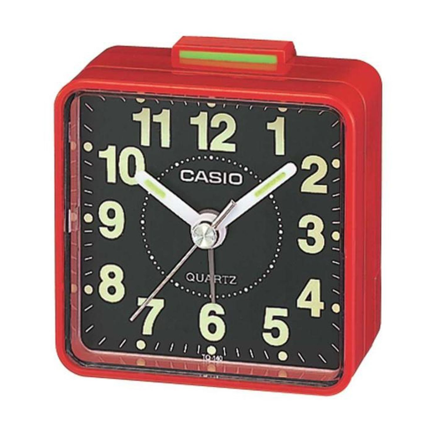 RELOJ DESPERTADOR CASIO TQ-140-4D ROJO