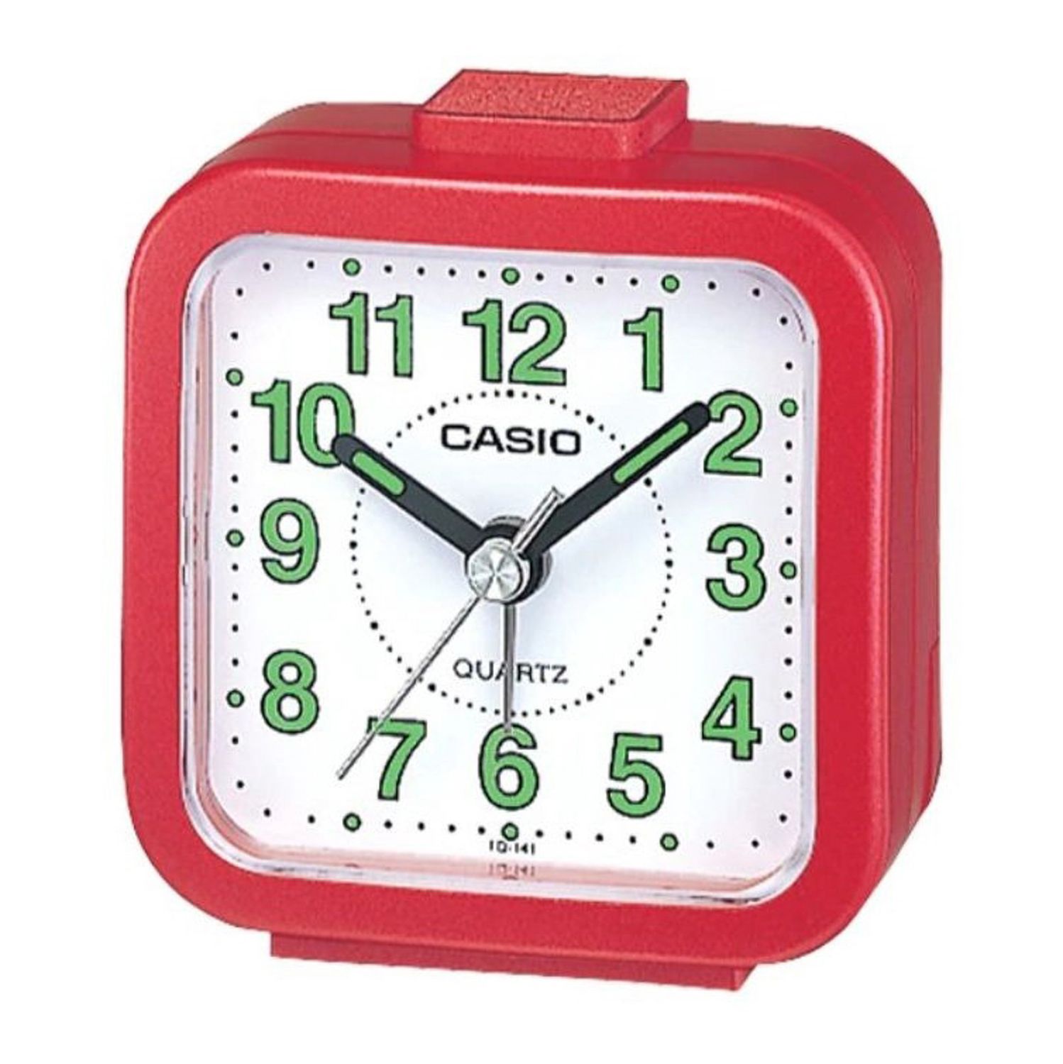 RELOJ DESPERTADOR CASIO TQ-141-4D ROJO