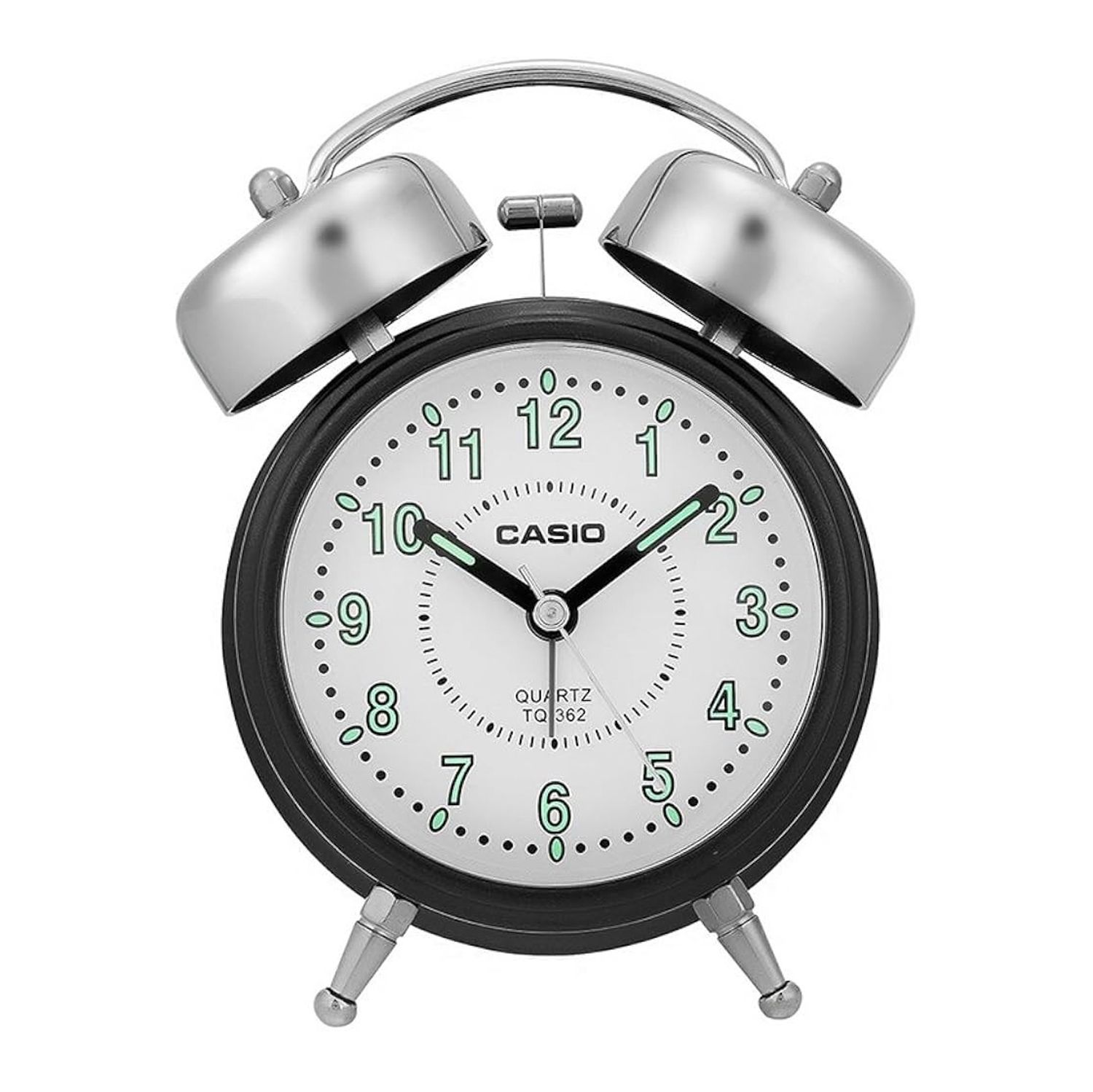 RELOJ DESPERTADOR CASIO TQ-362-1B NEGRO