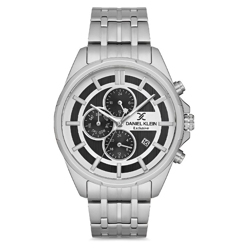 RELOJ MASCULINO ANALÓGICO DANIEL KLEIN DK.1.12706-1 PLATEADO