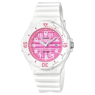RELOJ FEMENINO ANALOGICO CASIO WATCH LRW-200H-4CVDF BLANCO