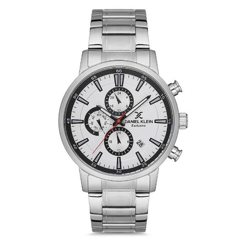 RELOJ MASCULINO ANALÓGICO DANIEL KLEIN DK.1.12708-4 PLATEADO
