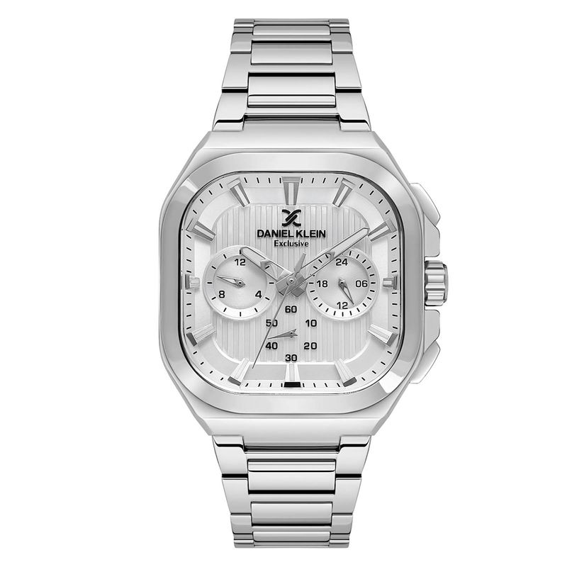 RELOJ MASCULINO ANALÓGICO DANIEL KLEIN DK.1.13903-1 PLATEADO