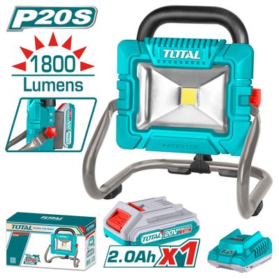 REFLECTOR LED TOTAL TWLI20258 20V 20W 1800LM RECARGABLE