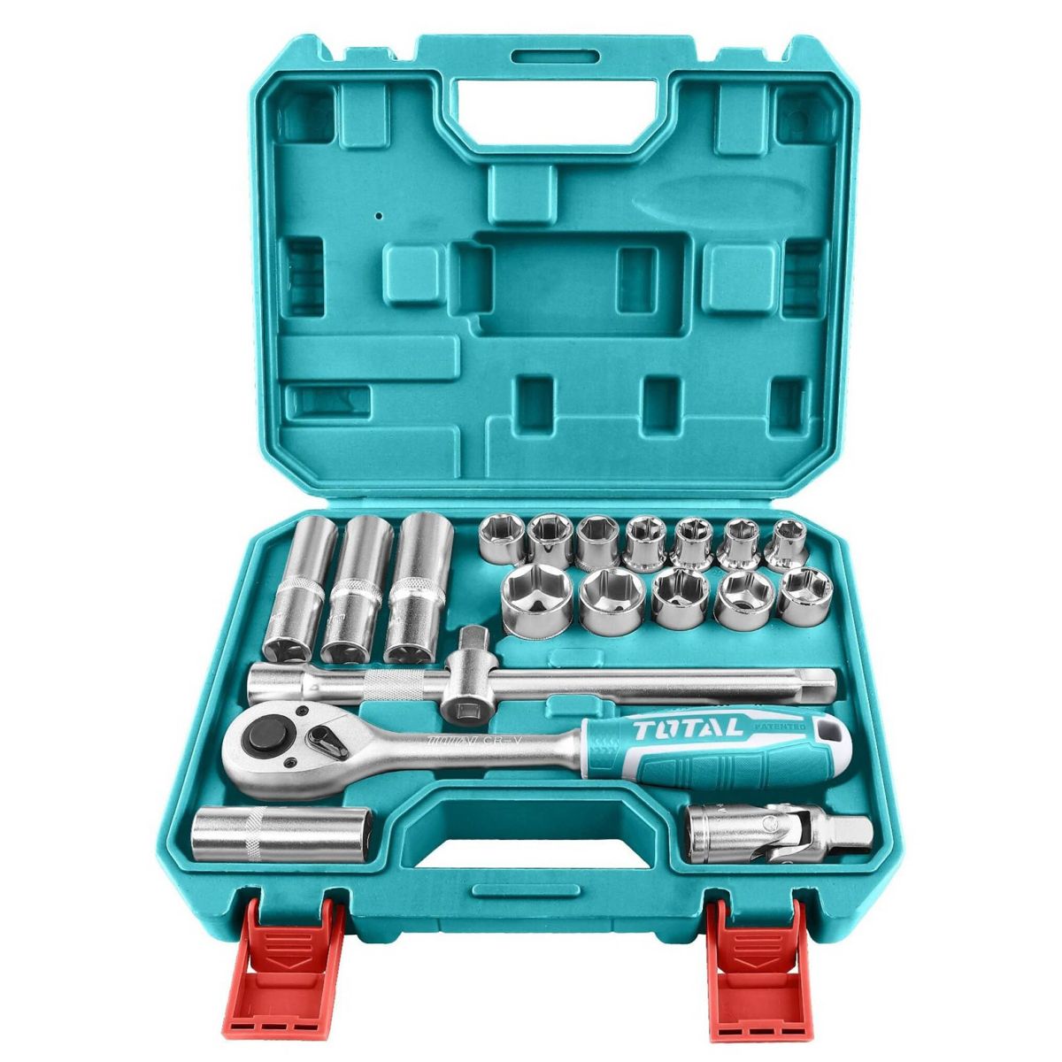 KIT DE HERRAMIENTAS TOTAL THT121201 20 PIEZAS