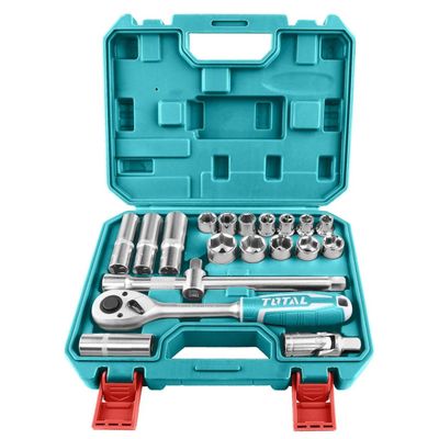KIT DE HERRAMIENTAS TOTAL THT121201 20 PIEZAS