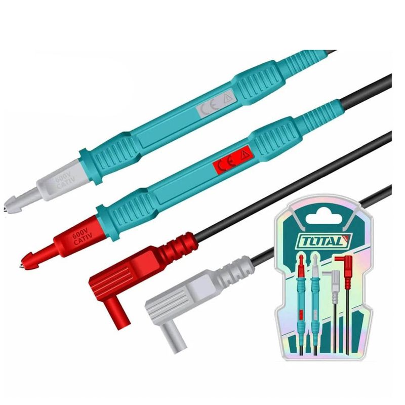 CABLE Y PUNTAS PARA MULTIMETRO TOTAL TMT31001 1000V