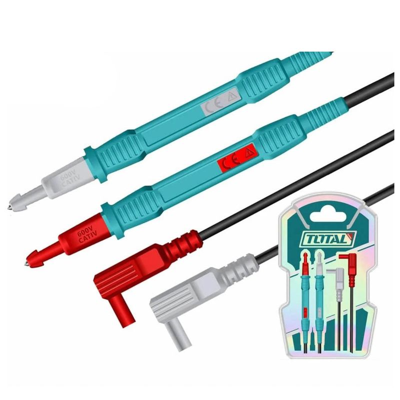 CABLE Y PUNTAS PARA MULTIMETRO TOTAL TMT30851 600V