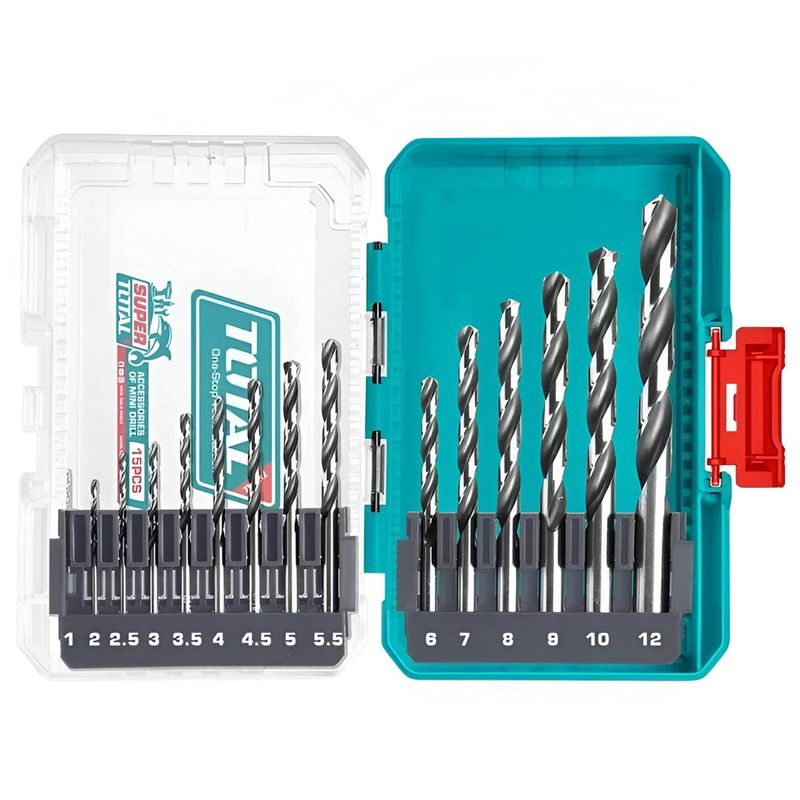 JUEGO DE BROCAS TOTAL TACSDL51506 15 PIEZAS