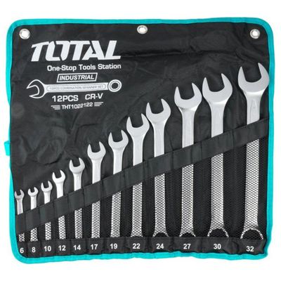 JUEGO DE LLAVES COMBINADAS TOTAL THT1022122 12 PIEZAS