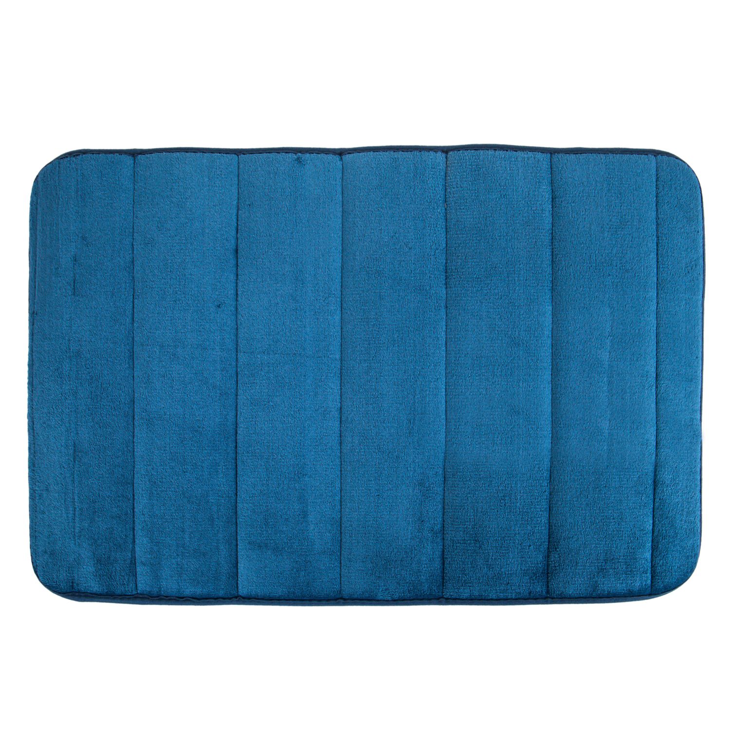 ALFOMBRA FELPUDA PARA BAÑO 45X70CM - AZUL