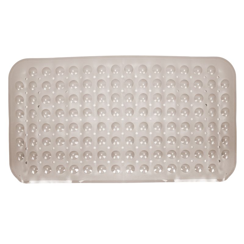 ALFOMBRA DE PVC PARA BAÑO 40X70CM - GRIS