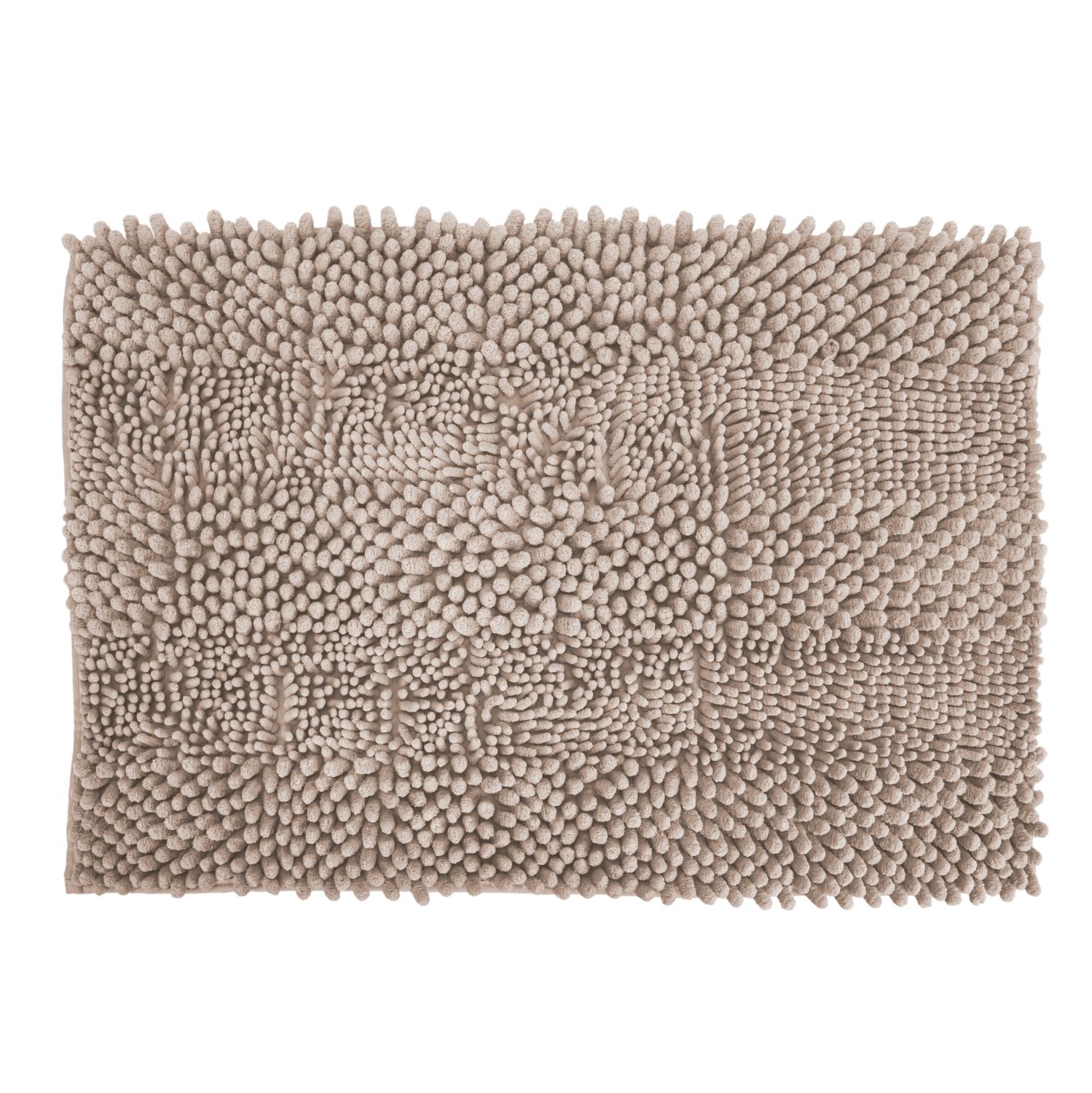 ALFOMBRA DE CHENILLA PARA BAÑO 45X70CM - GRIS