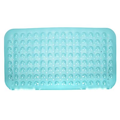 ALFOMBRA DE PVC PARA BAÑO - CELESTE