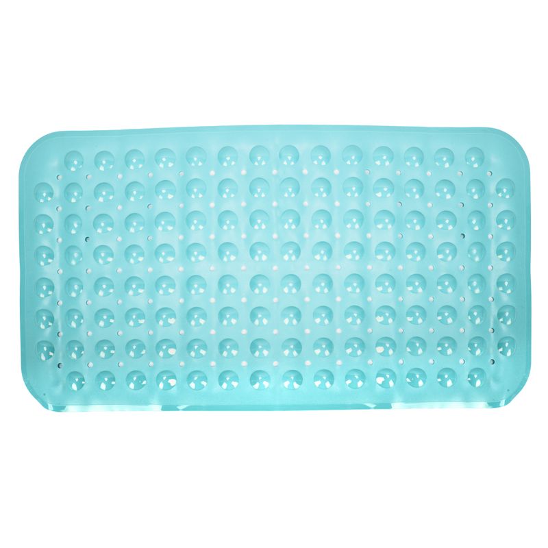ALFOMBRA DE PVC PARA BAÑO - CELESTE