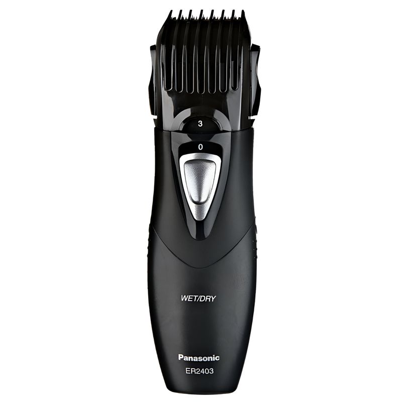 BARBEADOR PANASONIC ER-2403 HUMEDO-SECO A PILA NEGRO
