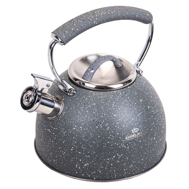 PAVA DE 2,5 LITROS DE ACERO INOXIDABLE - GRIS