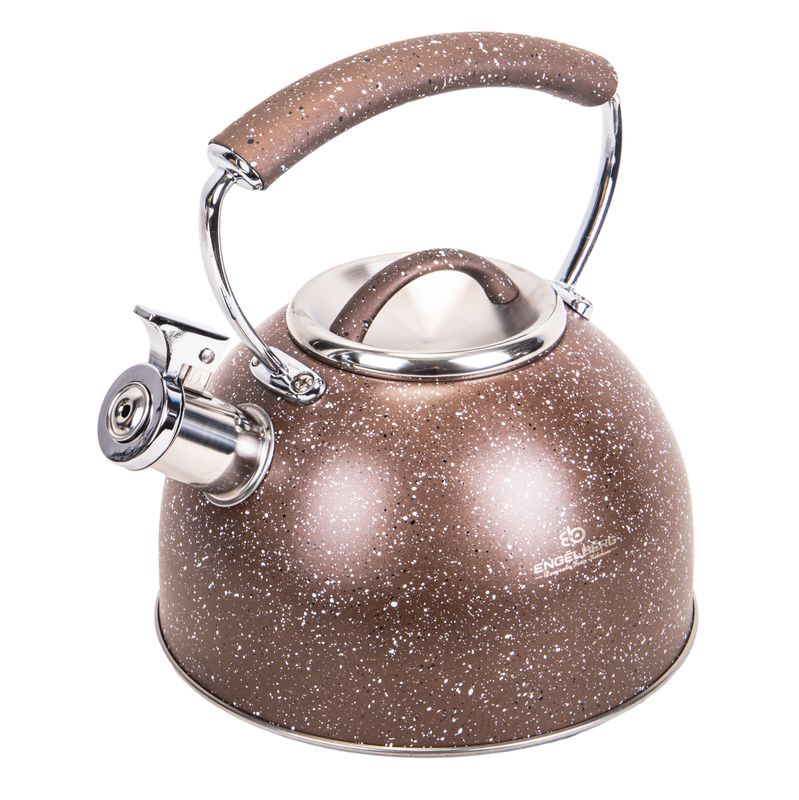 PAVA DE 2,5 LITROS DE ACERO INOX - MARRON