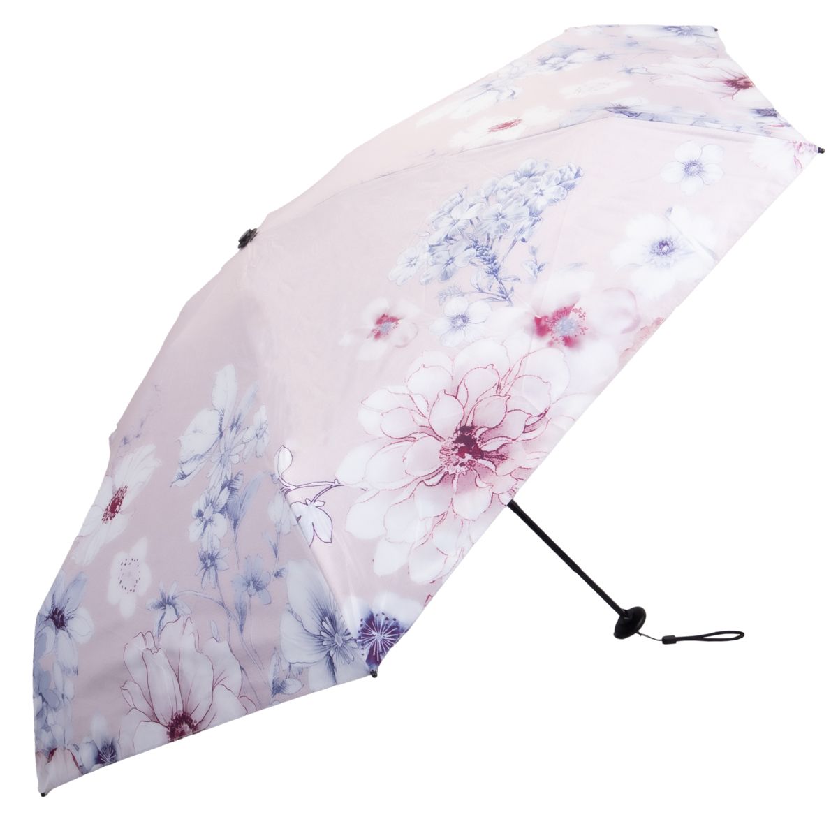 SOMBRILLA PARAGUAS DISEÑO ROSA 18CM CERRADO 90CM CIRCUF,