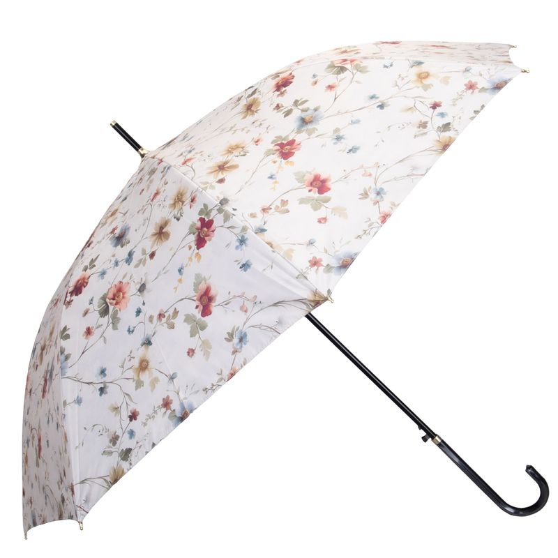 SOMBRILLA PARAGUAS BEIGE FLORAL 2