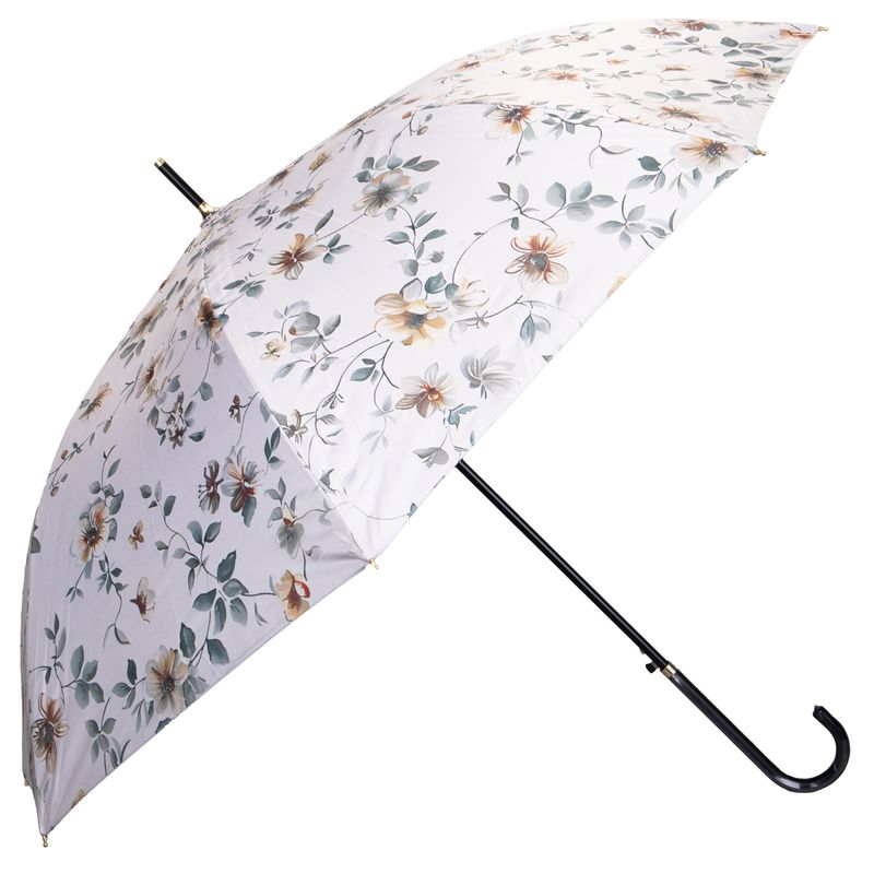 SOMBRILLA PARAGUAS BEIGE FLORAL 1