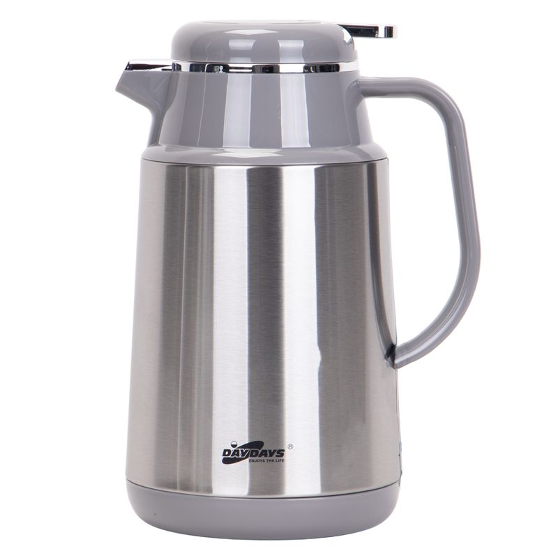 TERMO DAY DAYS 1L ACERO INOX INTERNO VIDRIO - GRIS
