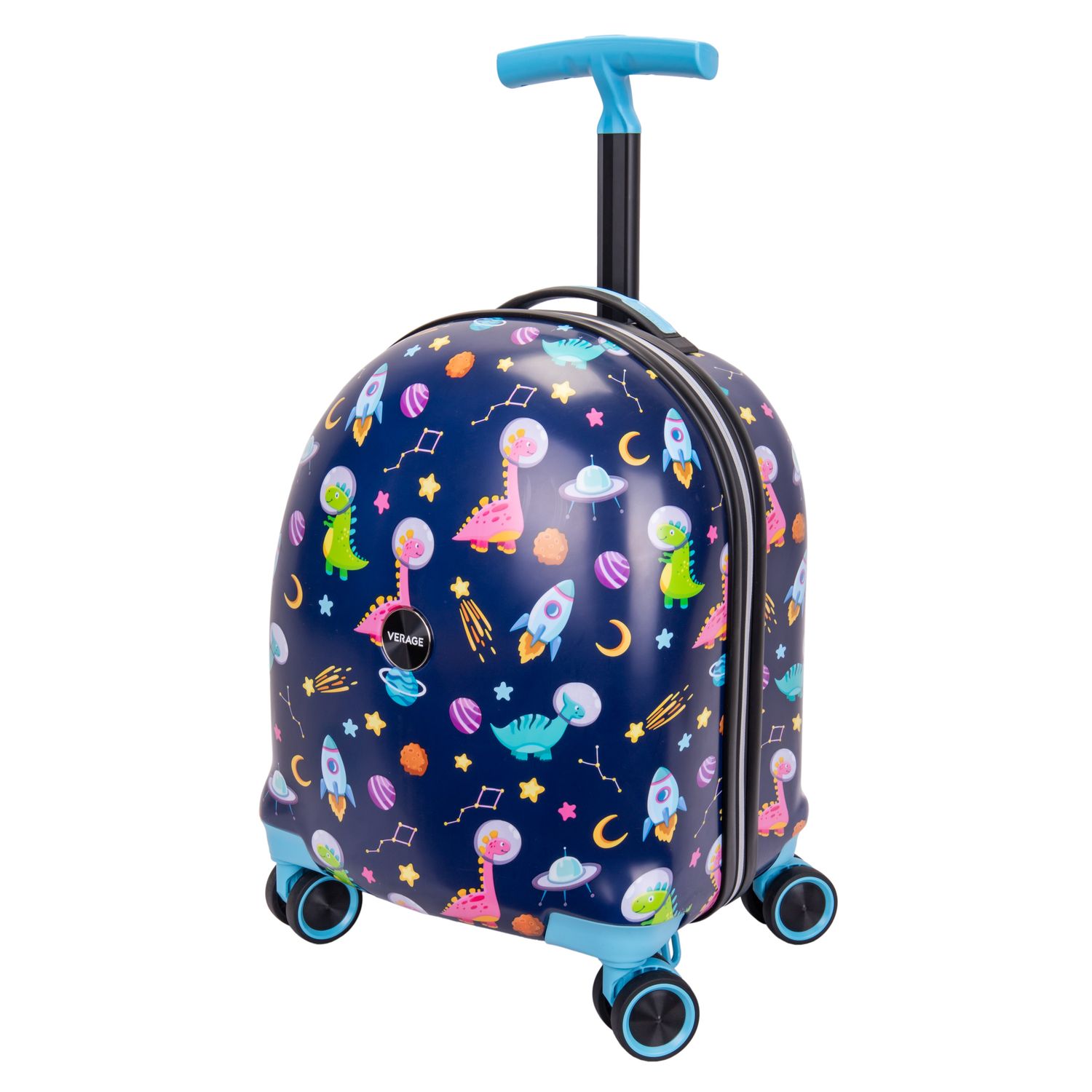 VALIJA INFANTIL VERAGE DISEÑO ASTRONAUTAS 33X26X45.5CM AZUL