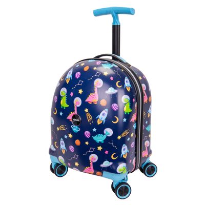 VALIJA INFANTIL VERAGE DISEÑO ASTRONAUTAS 33X26X45.5CM AZUL
