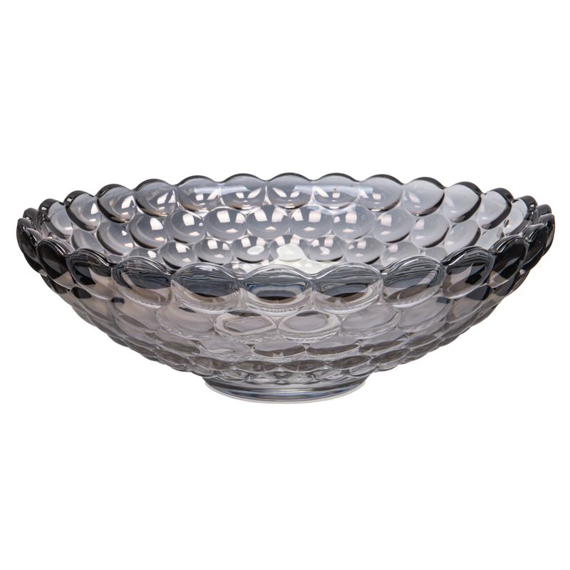 FUENTE VIDRIO 30X10.3CM - OSCURO