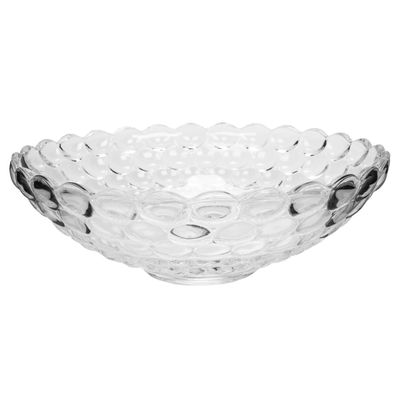 FUENTE VIDRIO 23X8CM - TRANSPARENTE