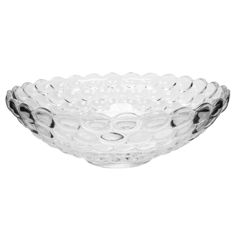 FUENTE DE VIDRIO 30X10.3CM - TRANSPARENTE