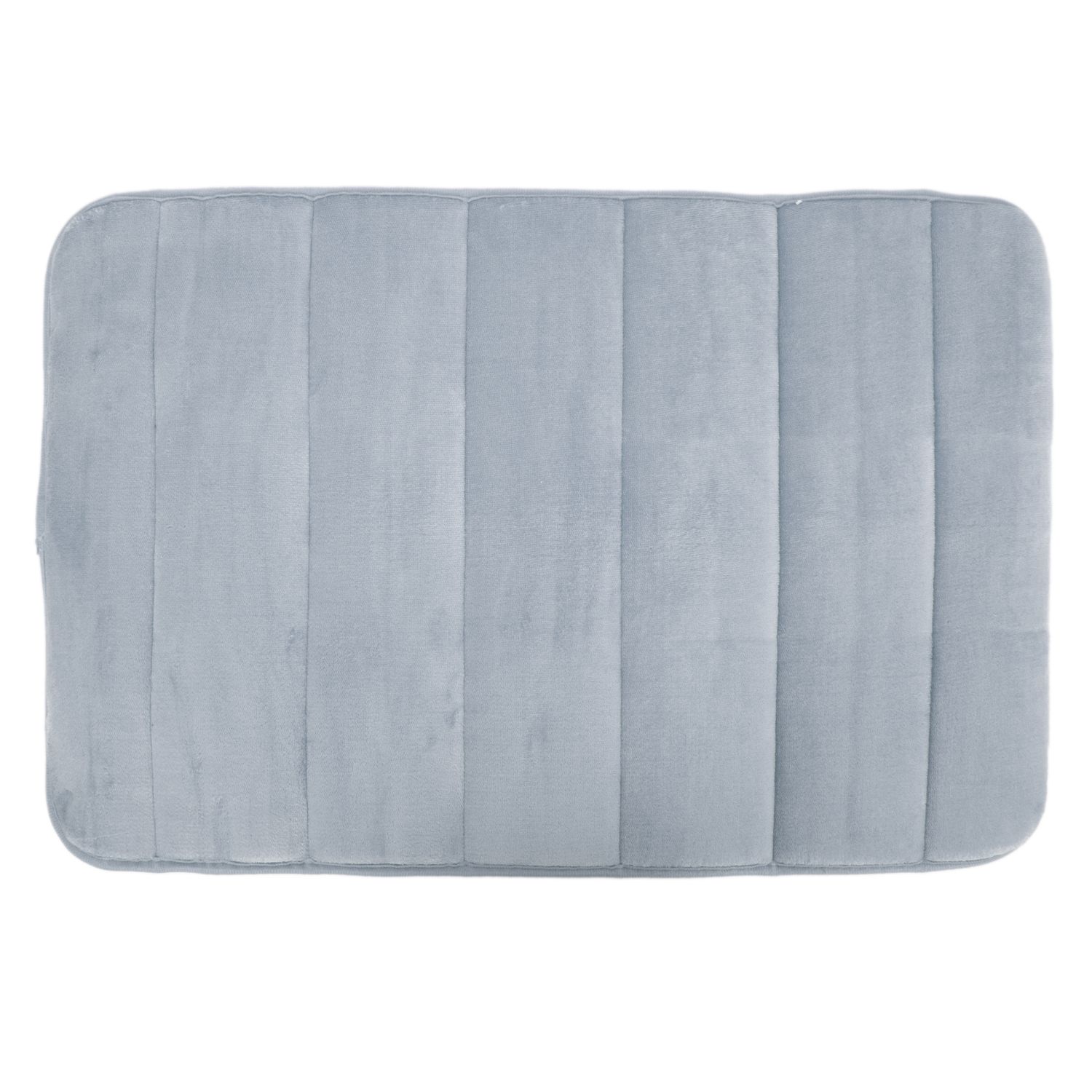 ALFOMBRA FELPUDA PARA BAÑO 45X70CM - GRIS