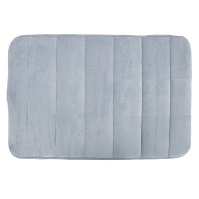 ALFOMBRA FELPUDA PARA BAÑO 45X70CM - GRIS
