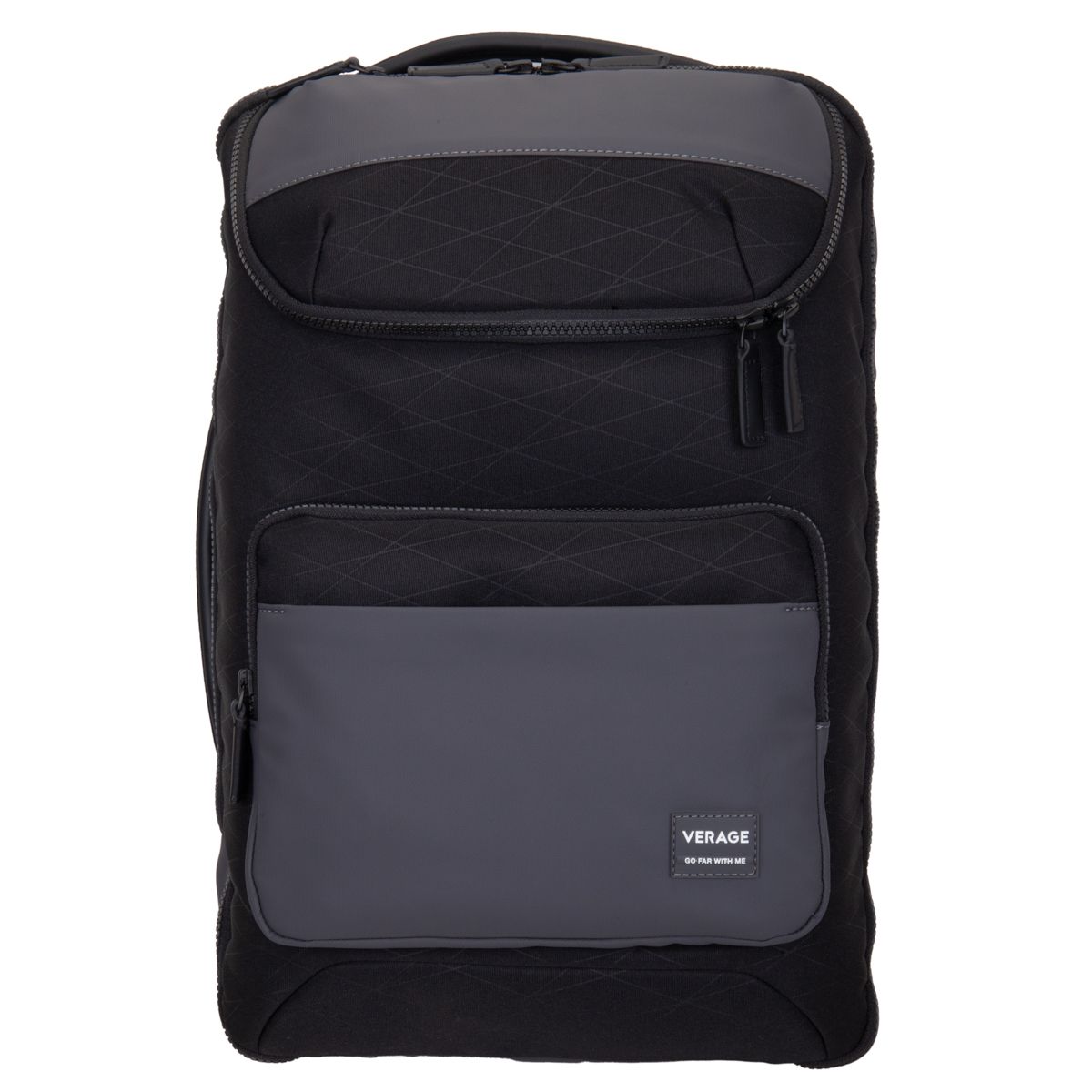 MOCHILA VERAGE 18.5&#39;&#39; 32X16X48CM. NEGRO-GRIS