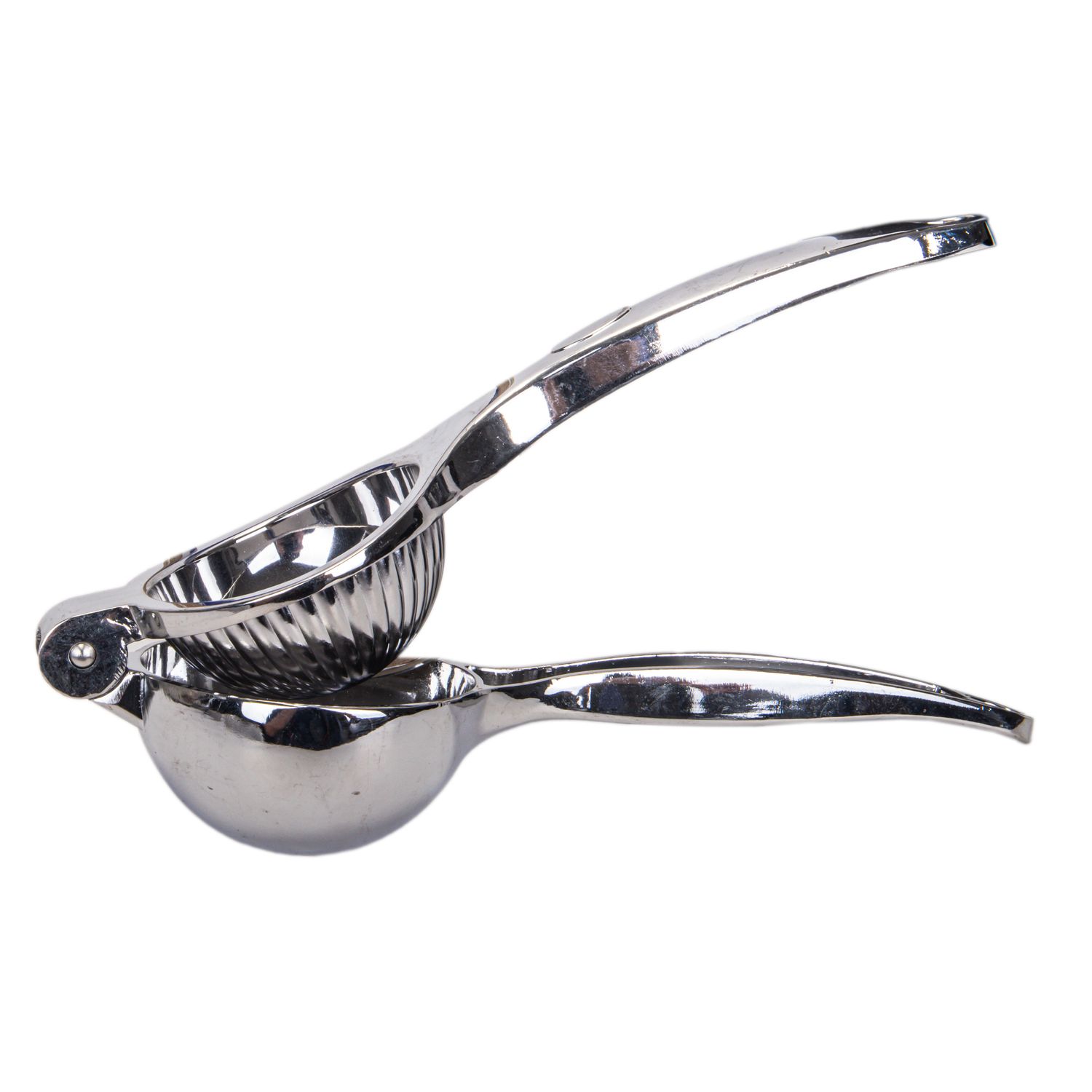EXPRIMIDOR DE LIMON DE ACERO INOXIDABLE GRIS