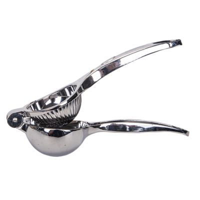 EXPRIMIDOR DE LIMON DE ACERO INOXIDABLE GRIS