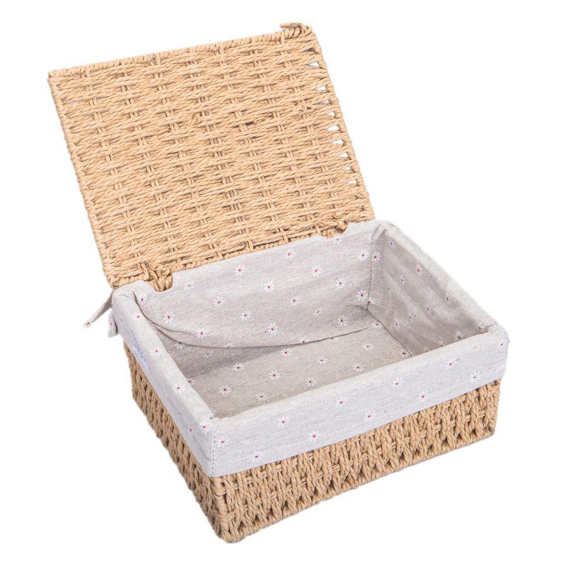 CANASTO MIMBRE RECTANGULAR 26X20X12CM