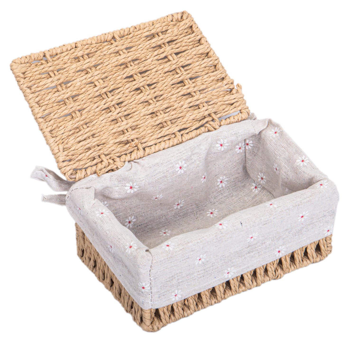 CANASTO MIMBRE CUADRADO 20X20X8CM