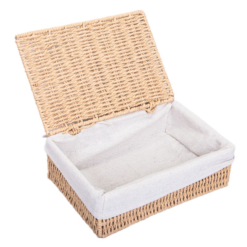 CANASTO MIMBRE RECTANGULAR 28X20X11CM