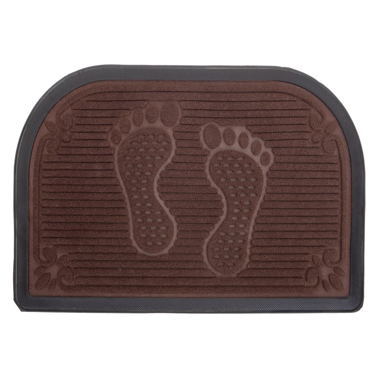TAPETE PISO 38X58CM COLOR MARRON