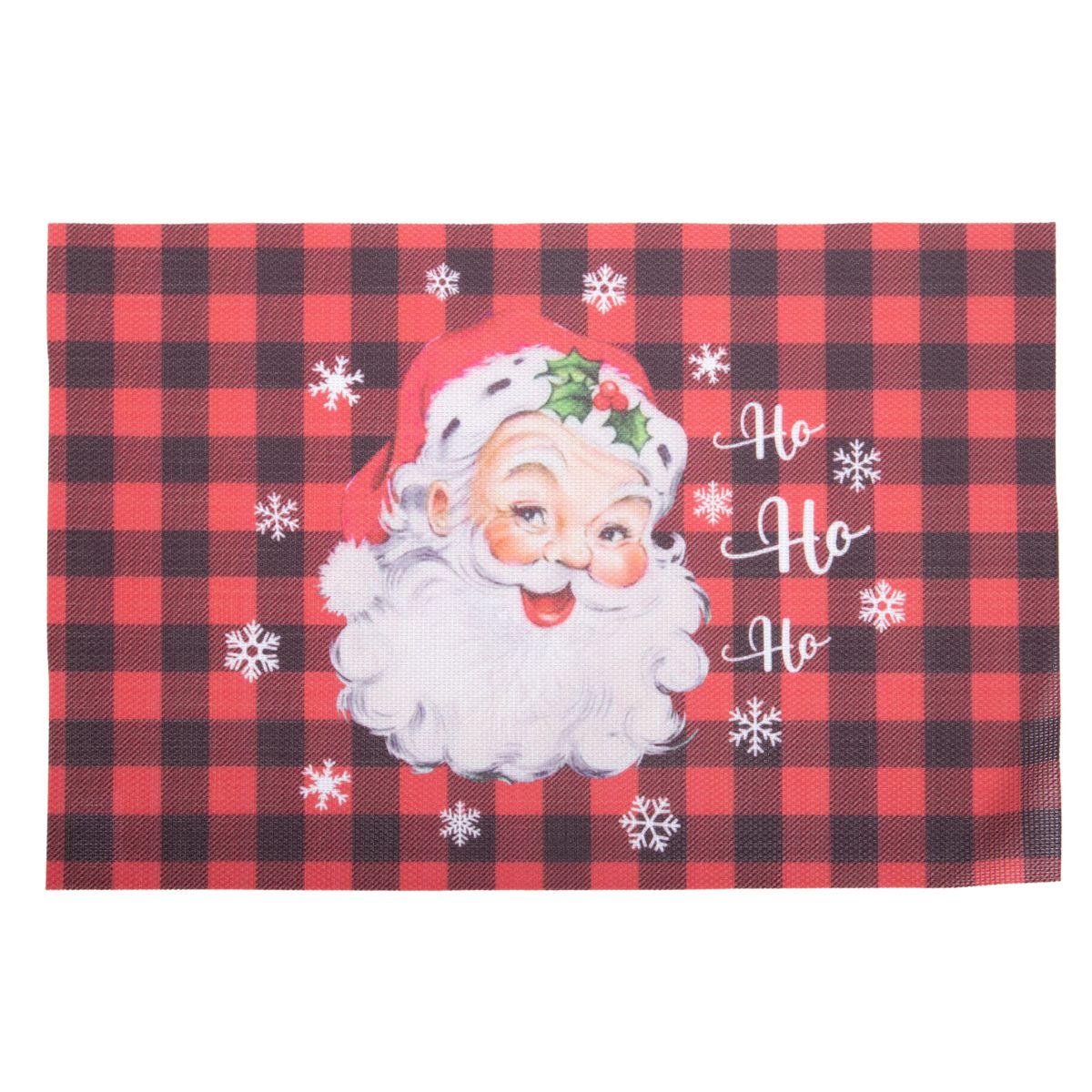INDIVIDUAL DE MESA  DISEÑO NAVIDEÑO CUADRILLE SANTA 45X30CM