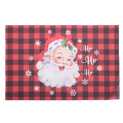 INDIVIDUAL DE MESA  DISEÑO NAVIDEÑO CUADRILLE SANTA 45X30CM