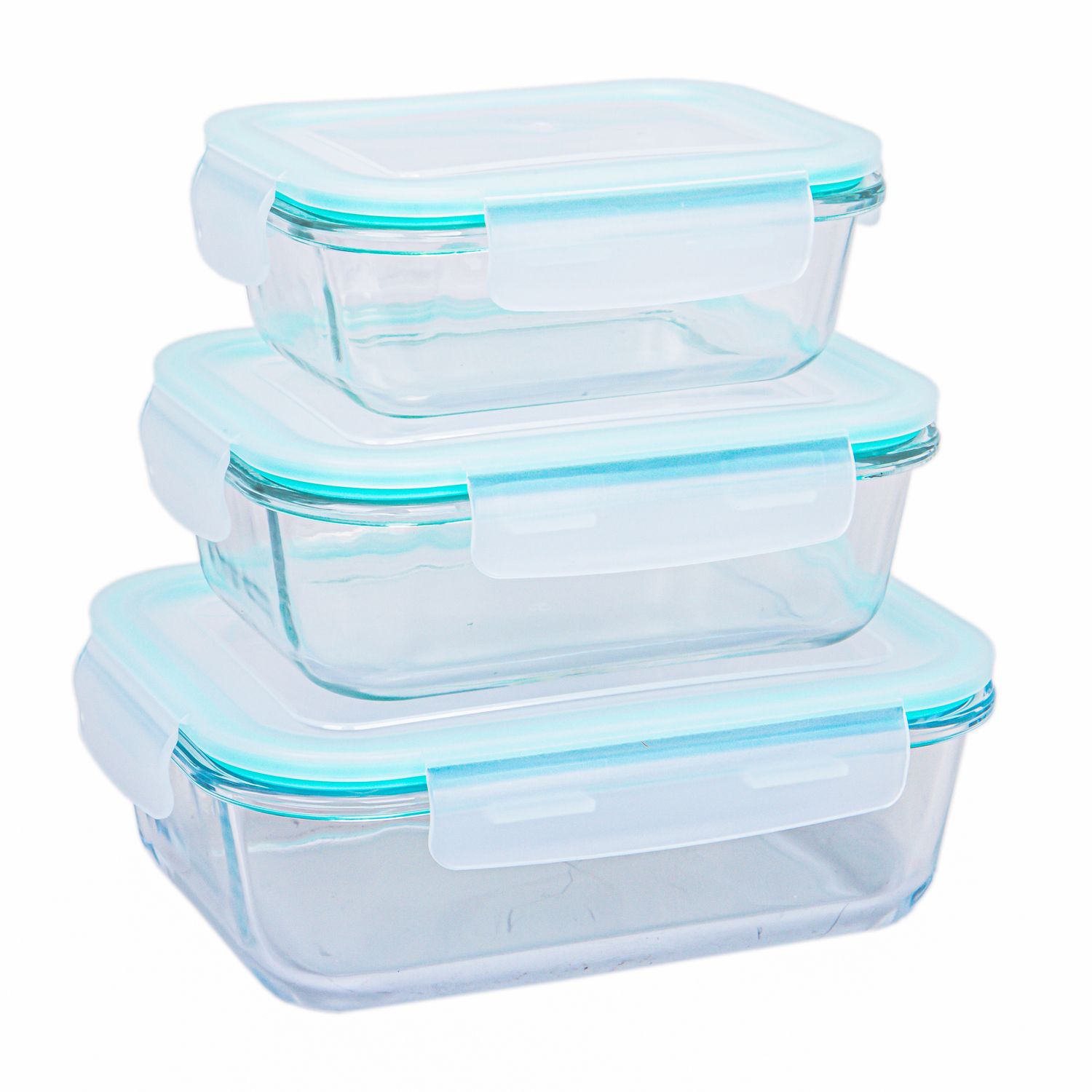 JUEGO DE TUPPERS CON TAPA 15*11CM - 3PZS
